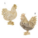 Фигурка декоративная "Петух/Курица" стоимость за 1шт (Нужный вариант указать в комментарии), L7 W13 H16 см, 2в.
