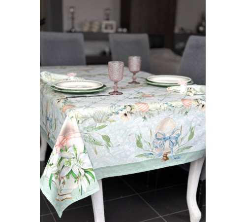 Cкатерть ATMOSPHERE HOME СВЕТЛАЯ ПАСХА 145*250