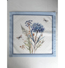 Салфетка BLOOMIA "Delight blue" Артикул -БДБ 37*37, размер - 37*37