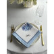 Салфетка BLOOMIA "Delight blue" Артикул -БДБ 37*37, размер - 37*37