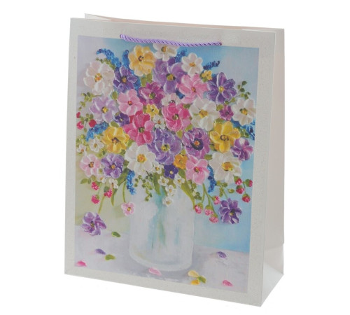 Пакет подарочный (бумага 210г/м2, блок микс 12шт) стоимость за 1шт (Нужный вариант указать в комментарии), L26 W10 H32 см, 4в.