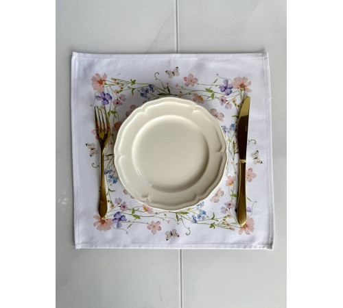 Салфетка BLOOMIA "Полевые цветы" Артикул -БПЦ37*37, размер - 37*37