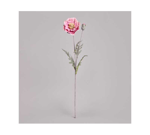 ЦВЕТОК ИСКУССТВЕННЫЙ "МАК" ВЫСОТА=72СМ