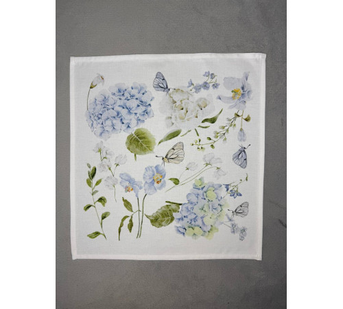 Салфетка BLOOMIA "Тайна Гортензии" Артикул - БТГ 37*37, размер - 37*37