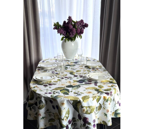 Скатерть ATMOSPHERE HOME ЕЖЕВИЧНАЯ ПОЛЯНА овал 145*250