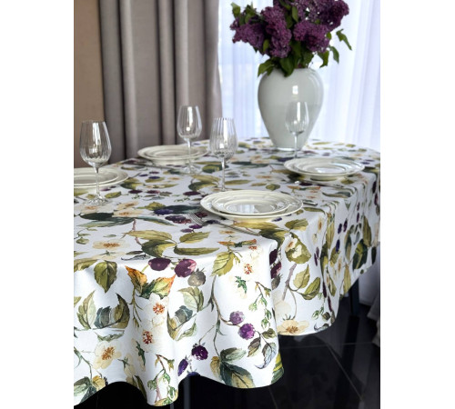 Скатерть ATMOSPHERE HOME ЕЖЕВИЧНАЯ ПОЛЯНА овал 145*250