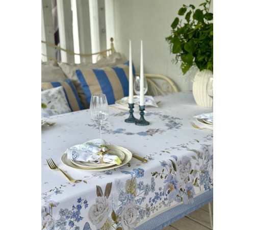 Cкатерть ATMOSPHERE HOME "Цветочный вальс" 145*300