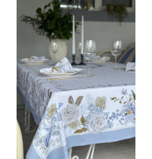 Скатерть Цветочный вальс (с пропиткой "Антипятно")