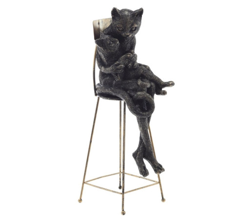 Фигурка декоративная "Кошка", L9,5 W9,5 H27 см