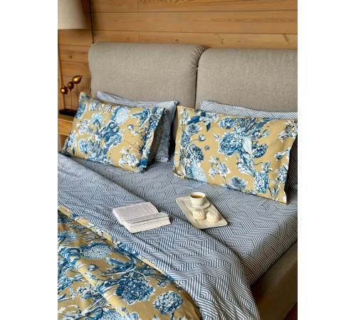 Комплект постельного белья ATMOSPHERE HOME Toille flora beige 200*215