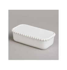 ПАШТЕТНИЦА LEFARD "PEARL" С КРЫШКОЙ ПРЯМОУГ. 18,5*9,5*5,5 СМ 400 МЛ