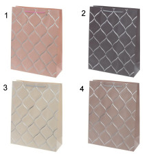 Пакет подарочный (бумага 210г/м2, блок микс 12шт) стоимость за 1шт (Нужный вариант указать в комментарии), L31 W12 H40 см, 4в.