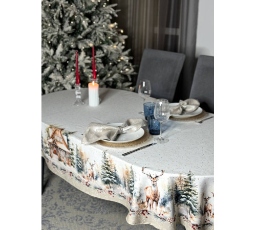 Cкатерть BLOOMIA MIRABEL Артикул - БМИ овал 168*280, размер - овал 168*280