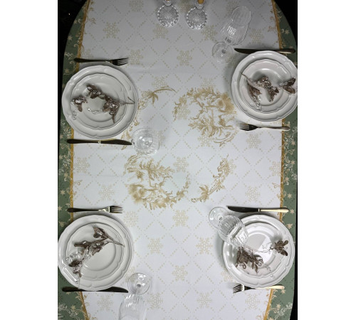 Cкатерть BLOOMIA TRADITIONS Артикул - БТР овал 168*280