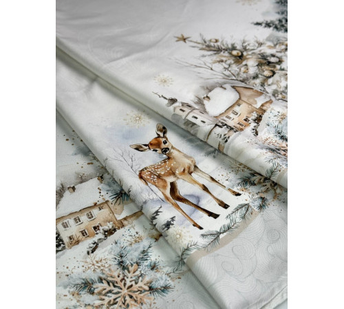 Cкатерть ATMOSPHERE HOME CHRISTMAS HARMONY Артикул - РГА Ф150, размер - круг д.150