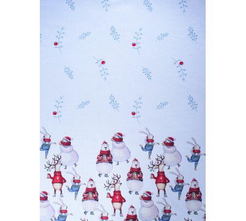 Скатерть столовая Новогодние каникулы 168*300