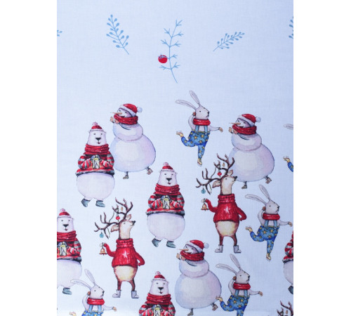 Скатерть столовая Новогодние каникулы 168*300