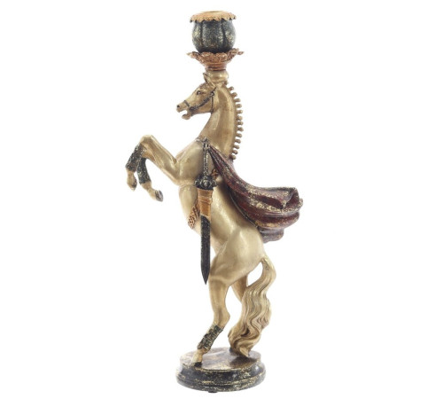 Подсвечник "Лошадь", L14 W9 H36 см