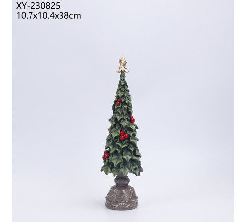 Фигурка "Ёлочка с вишенками" 10,7х10,4х38см