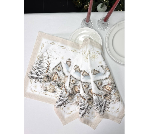 Салфетка BLOOMIA GOLDEN FOREST Артикул -  БЗЛ 40*40, размер - 40*40,