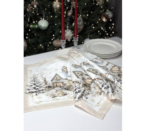 Салфетка BLOOMIA GOLDEN FOREST Артикул -  БЗЛ 40*40, размер - 40*40,