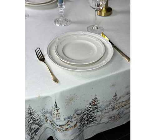 Cкатерть ATMOSPHERE HOME CHRISTMAS HARMONY Артикул -РГАовал 145*250, размер - овал 145*250