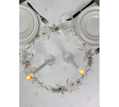 Cкатерть BLOOMIA GOLDEN FOREST Артикул - БЗЛ Ф150, размер - круг д.150