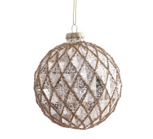 Украшение новогоднее "Шар", L10 W10 H12 см