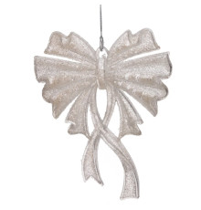 Украшение новогоднее "Бант", L13,5 W2,5 H16 см