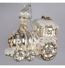 Паровозик карамельный шампань (стекло) 5,5х11,5х11,5 см