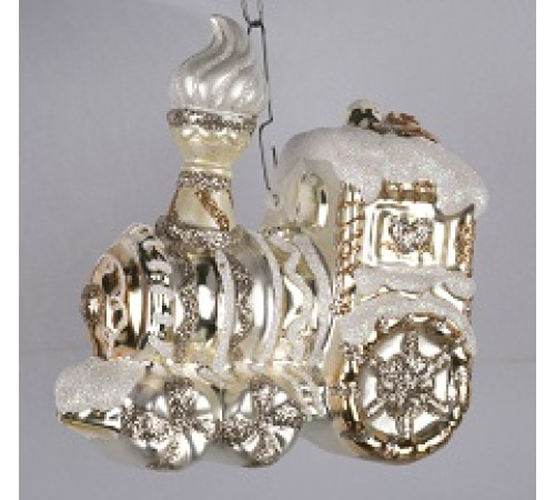 Паровозик карамельный шампань (стекло) 5,5х11,5х11,5 см