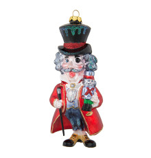 Дроссельмейер со Щелкунчиком (стекло) 6х6х15 см