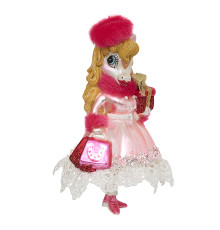 Лошадь "Леди в малиновом берете" (стекло) 7х7х14 см 