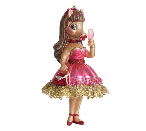 Лошадь "Супермодель" (стекло) 5х5,5х13,5 см