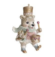 Медвежонок-барабанщик 6х7х9 см