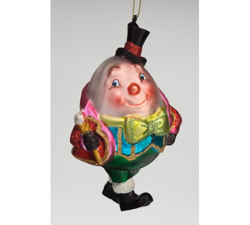 Шалтай-Болтай Джентльмен в цилиндре (стекло) 7х8,5х14 см 