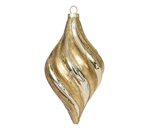 Капля "Червонное золото" (стекло) 8х8х15 см