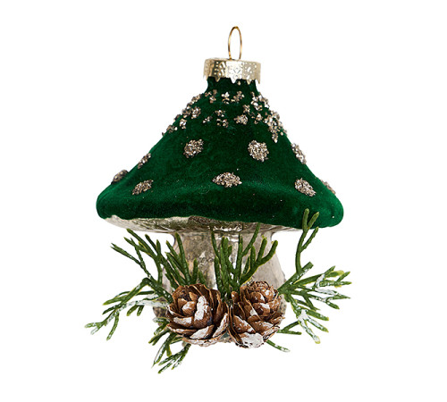 Гриб зеленый (стекло) 7х7х10 см