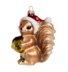 Белка с орешком (стекло) 9х5х11 см