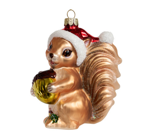 Белка с орешком (стекло) 9х5х11 см