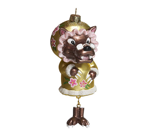 Волк в образе бабушки (стекло) 5,5х7х14 см