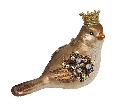 Птица "Королевский сад" (стекло) 10х5,5х9 см