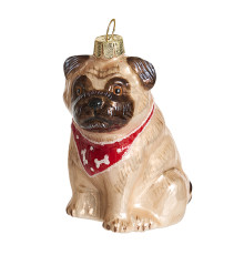 Мопс (стекло) 7х5х8,5 см