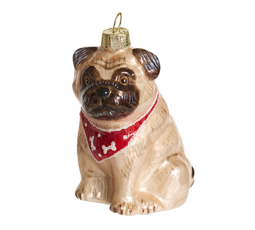 Мопс (стекло) 7х5х8,5 см