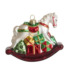 Лошадка-качалка (стекло) 7,5х6,5х10 см