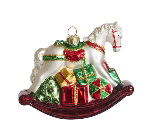 Лошадка-качалка (стекло) 7,5х6,5х10 см