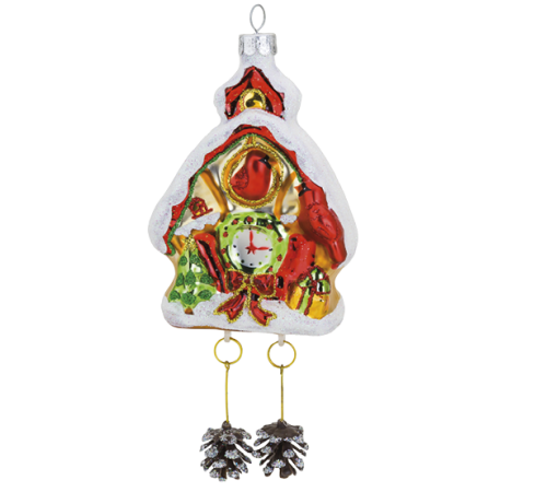 Часы-ходики "Сказочный лес", асс. из 3-х стоимость за 1шт (Нужный вариант указать в комментарии) (стекло) 7,5х4,5х16 см