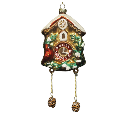 Часы-ходики "Сказочный лес", асс. из 3-х стоимость за 1шт (Нужный вариант указать в комментарии) (стекло) 7,5х4,5х16 см