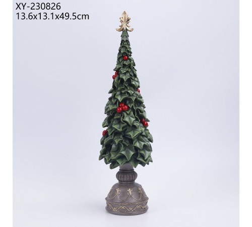 Фигурка "Ёлочка с вишенками" 13,6х13,1х49,5см