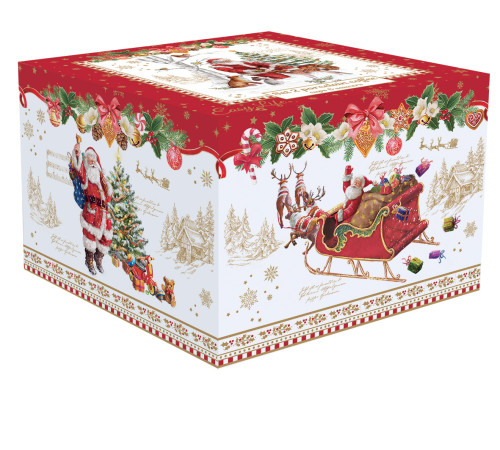 Фарфоровый набор из 2-х кофейных чашек 120мл в цветной коробке CHRISTMAS MEMORIES
